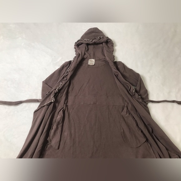 Girl’s Matilda Jane Size 8 Brown Light Jacket Robe Coverup - Picture 7 of 9